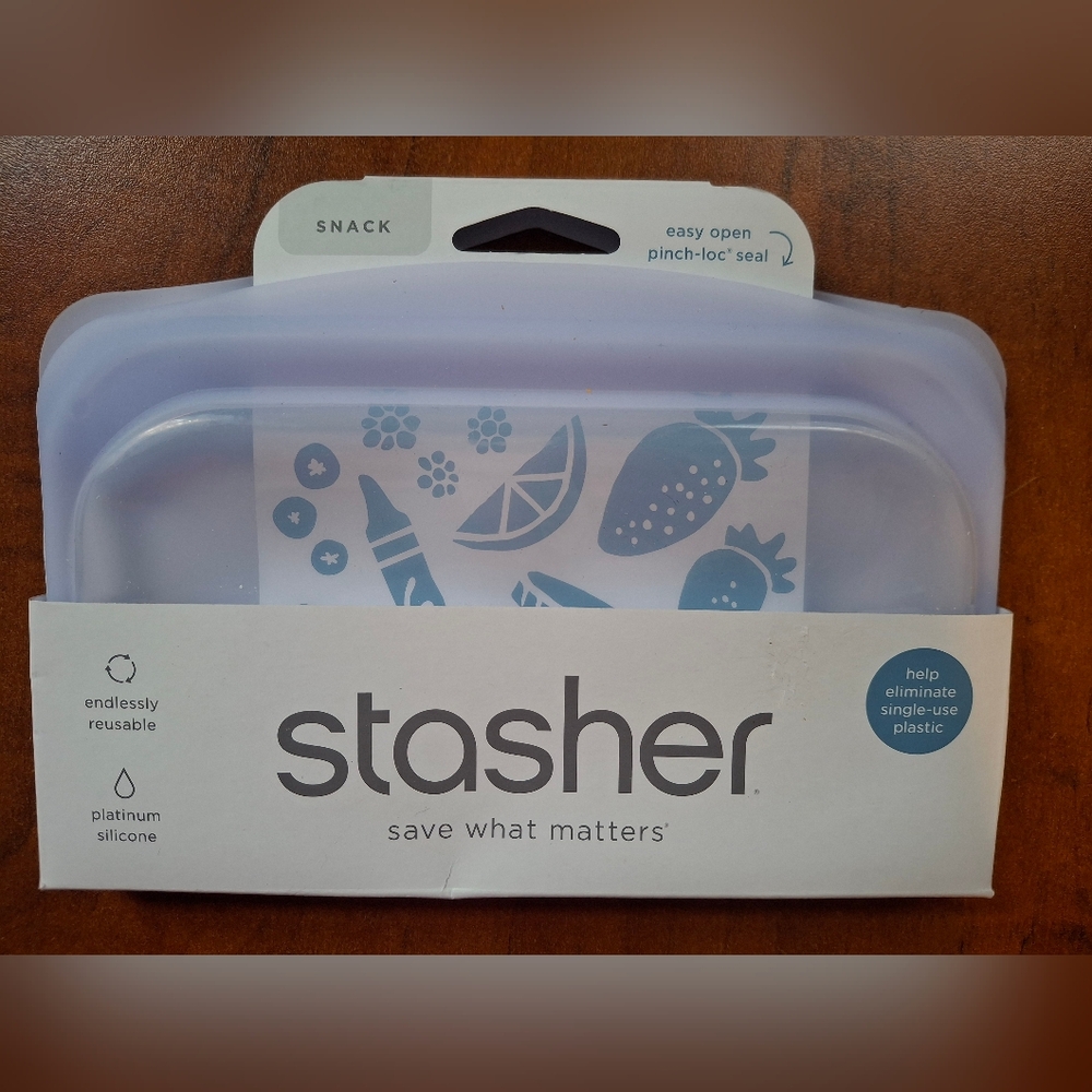 Stasher Silicone Food Storage Bag - Lavender